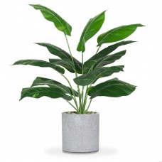 JC nateva 16" Tall Fake Plants Artificial Potted Faux Plants for Office Desk Shelf Bathroom Home Decor