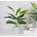 JC nateva 16" Tall Fake Plants Artificial Potted Faux Plants for Office Desk Shelf Bathroom Home Decor